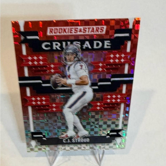 Panini Other - 2024 Panini Rookies & Stars Crusade Card - Red and Silver CJ. Stroud # C-CSD